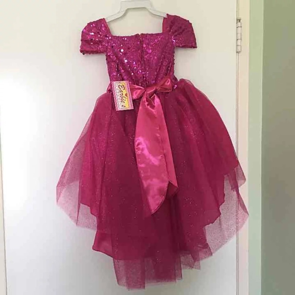 Sequin Pageant Girls Gown - Picture 4 of 4